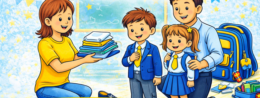як зібрати першокласника до школи шкільне приладдя рюкзак і одяг